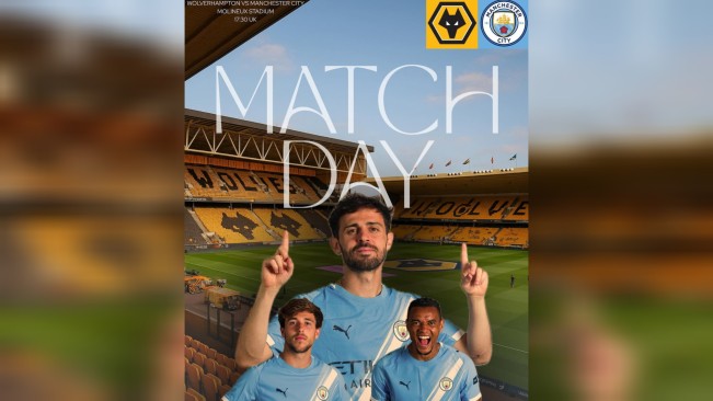 Wolves vs Manchester City. [Instagram]
